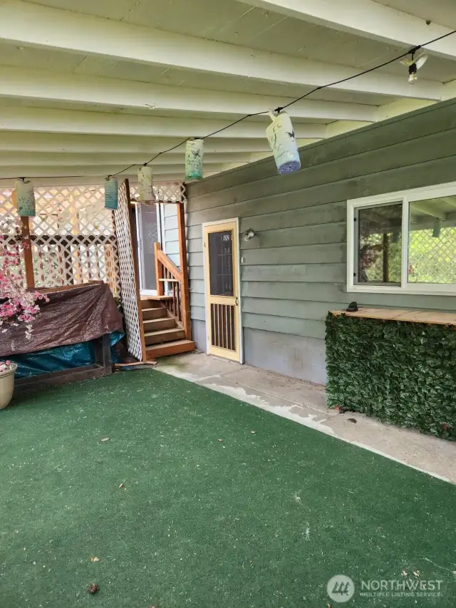 Patio with access to deck and Bedroom 4