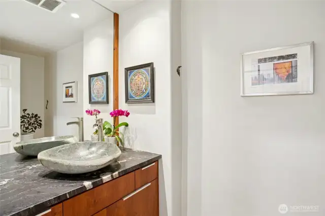 Powder room.