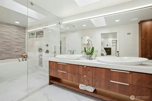 This bathroom is over the top amazing!