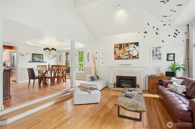 Wonderful spaces for entertaining.