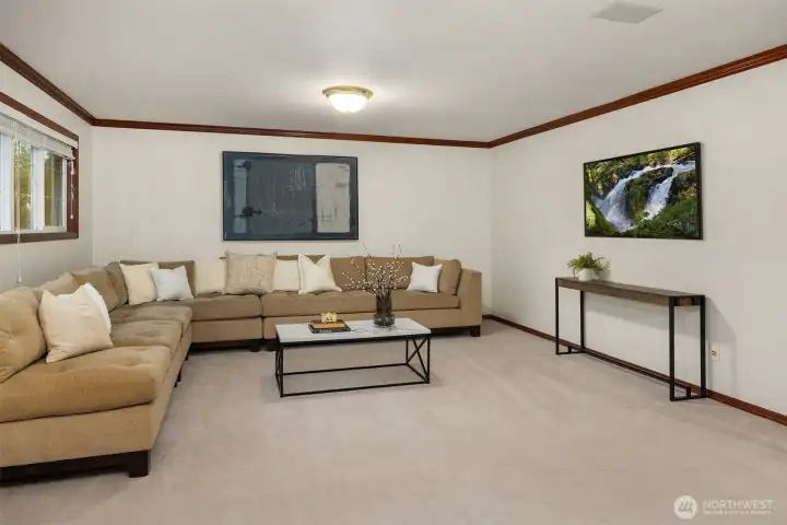 Upstairs, you’ll find a second spacious bonus room - flexible space to work from home, create a media room or even a 5th bedroom. This room features a closet.