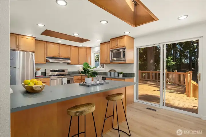 Hugh Deck off Kitchen