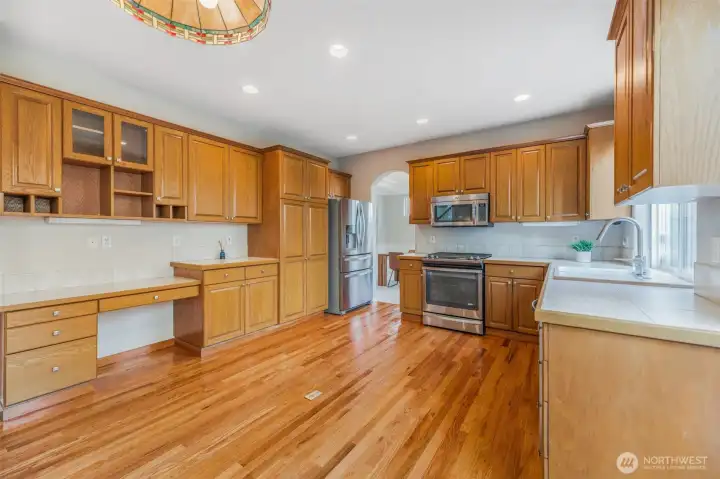 Plenty of cabinet space