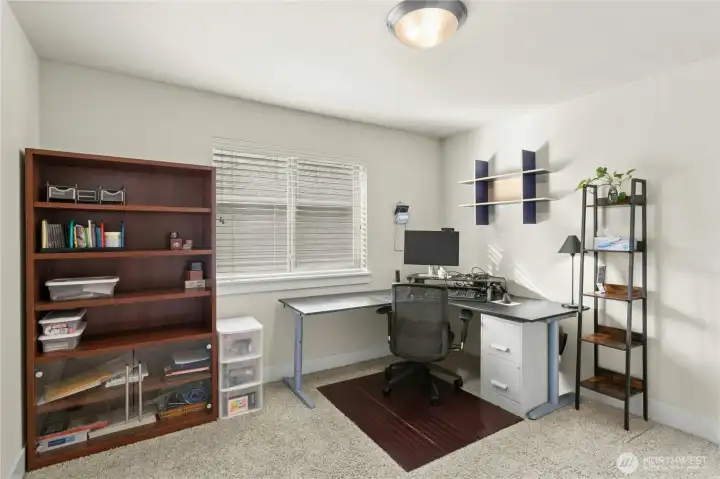 Bedroom #3 is currently a large office