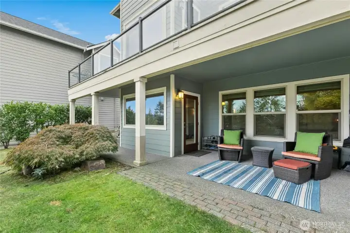 Covered patio