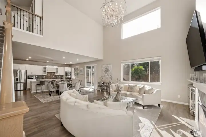 Tons of natural light & views of the forest