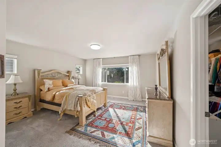 Primary Suite with view of the forest