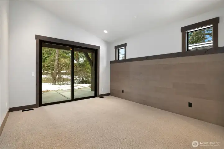 Primary Bedroom with slider to back patio