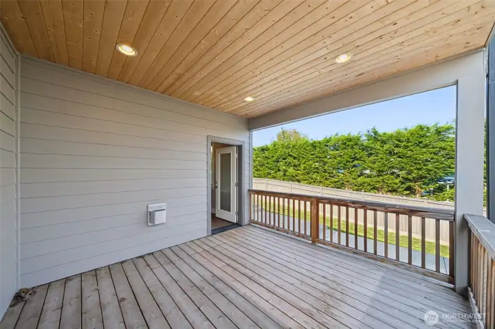Covered Back Deck