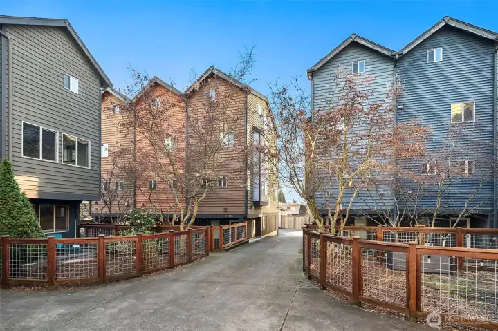 Park like setting just seconds from drinks at New Luck Toy!