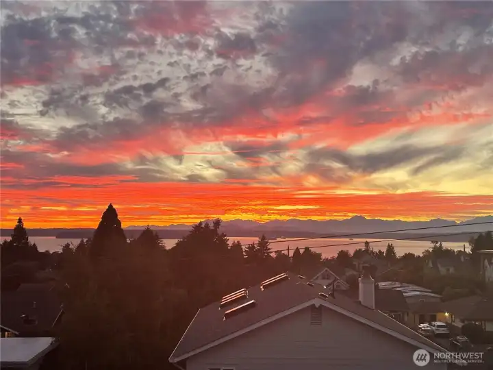 Don't forget the sunsets from that private view deck...