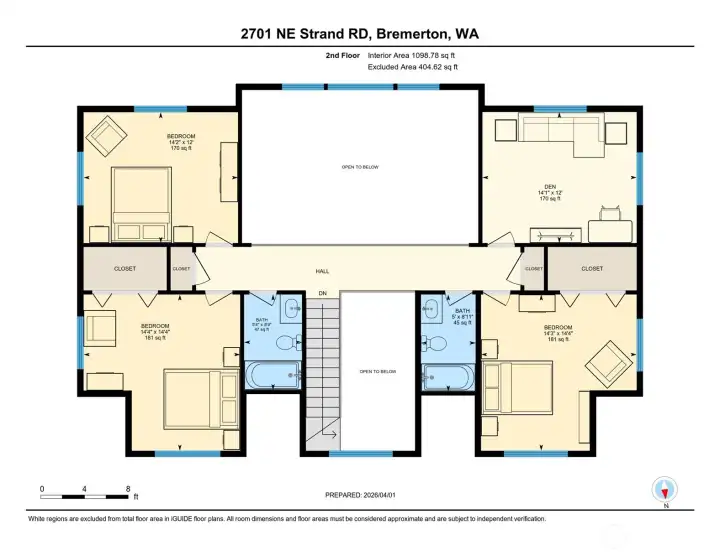 Second Level: Please note home has a 3 bedroom septic so there are officially 3 bedrooms, a bonus room and an office. *all dimensions are considered approximated (buyer to verify).