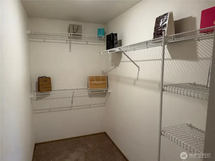 Primary Suite Walk-in Closet