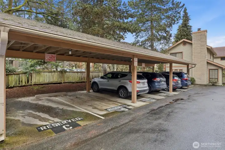 This unit has parking spot D