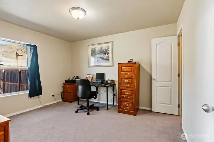 Additional Den/Office space with closet could easily be used as a 4th bedroom