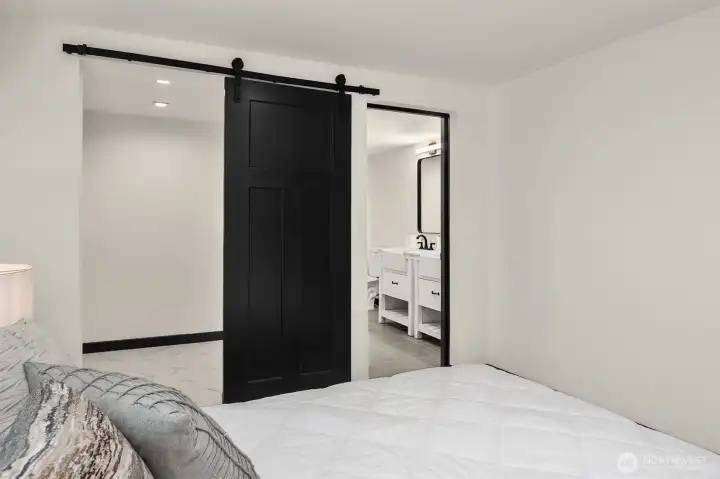 Walk-in closet and Bath