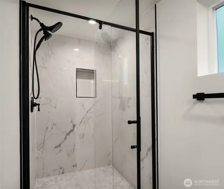 Oversized shower
