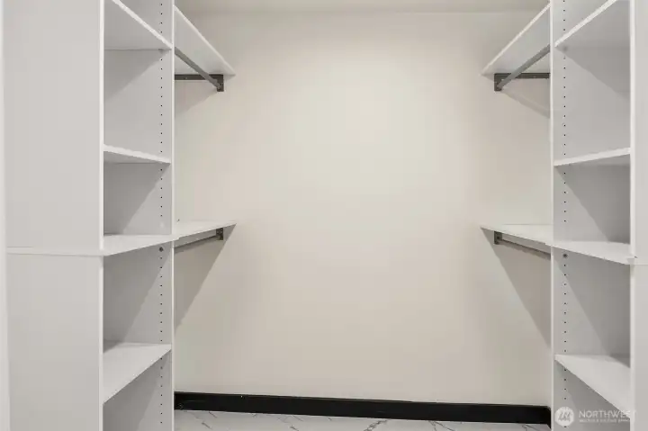 Primary walk-in closet