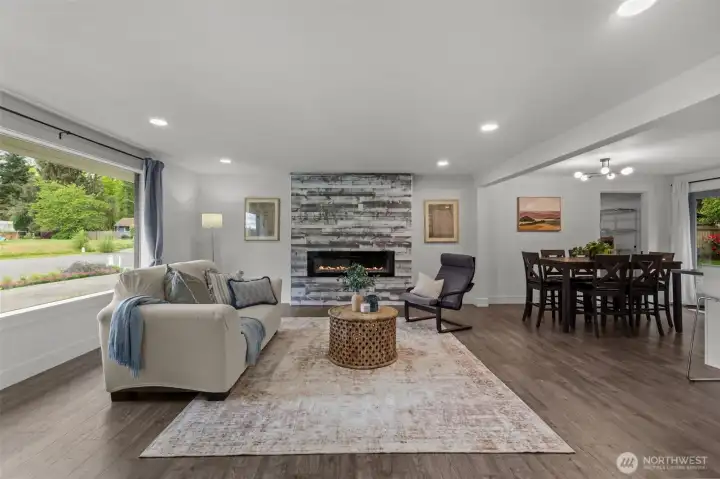 Updated rambler near Lake Meridian Park with open layout, stainless appliances & indoor/outdoor living. #KentWAHomesForSale