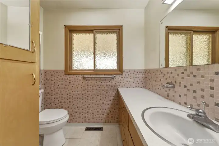 Main Floor Bathroom with Walk-In Shower