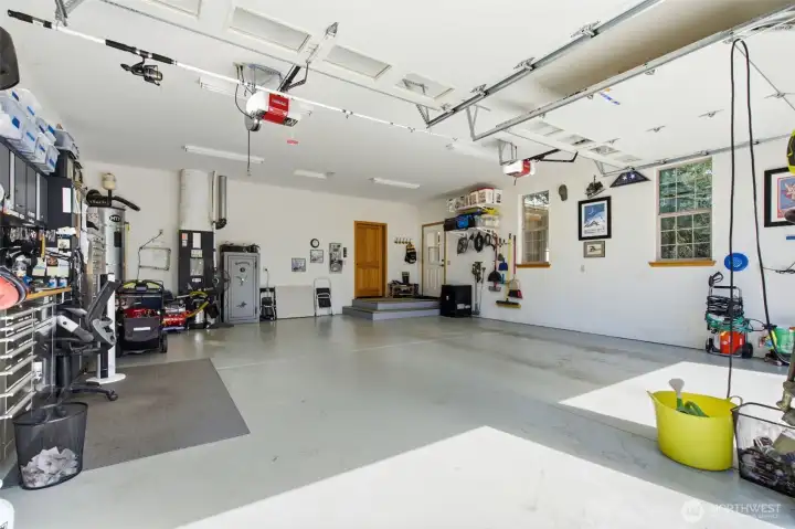 2 car garage with EV Charging
