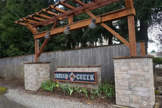 Indian Creek is located in Tumwater near schools and state office buildings.