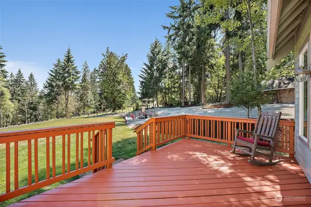 Private deck off of Primary bedroom