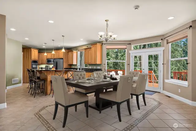 Kitchen w/ dining area