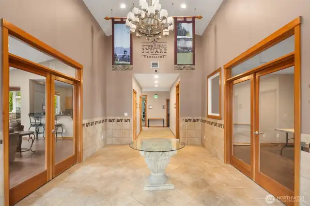 Entry to the Sterling Square Clubhouse