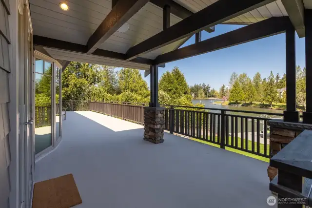 Back Deck Overlooking Lake