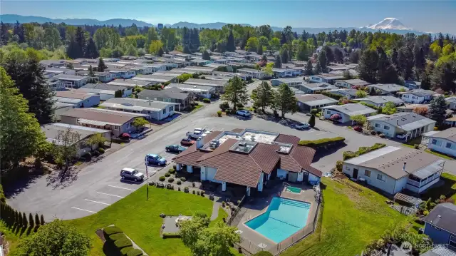 Community pool is close by