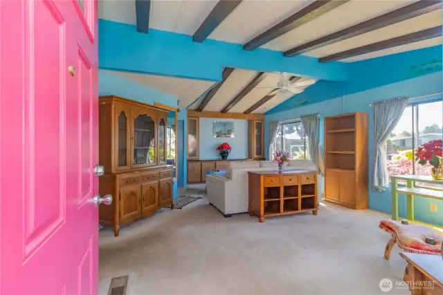 Open living room