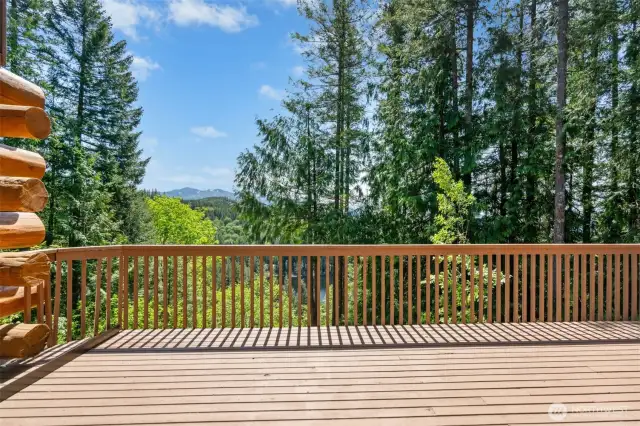 Private deck off primary bedroom