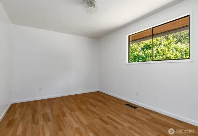 One of two bed located on the main level.