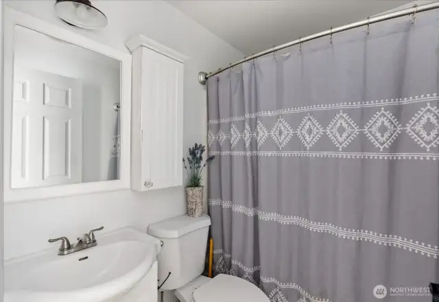 One full bath or main level.