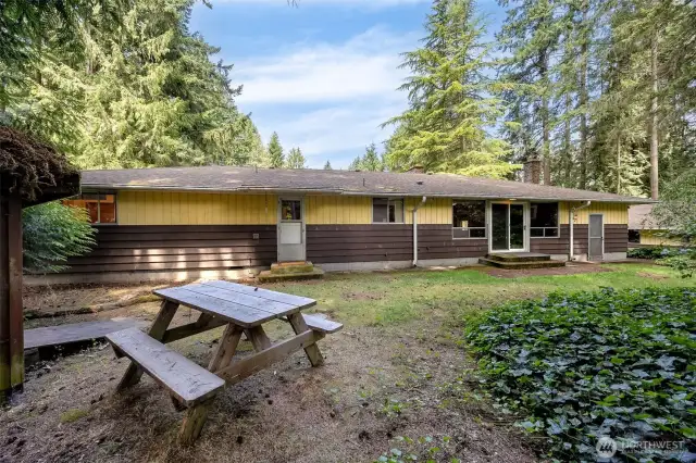 View of back of home.