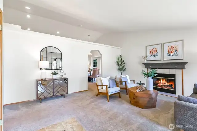 Entering the living room