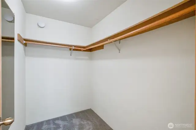 Primary walk-in closet