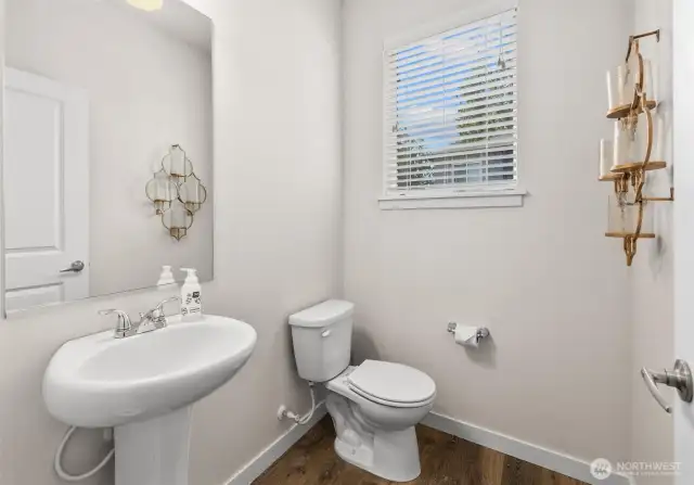 Half bath on main living floor