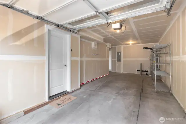 Garage with storage space