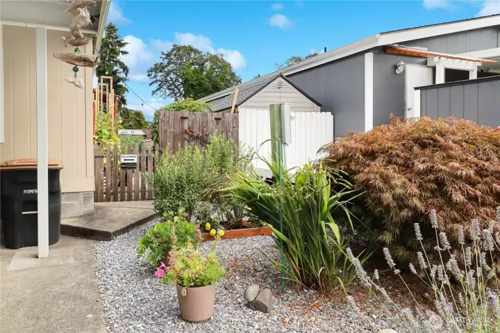 Beautifully landscaped lot that is fully finished and ready for you to enjoy with no additional work needed.