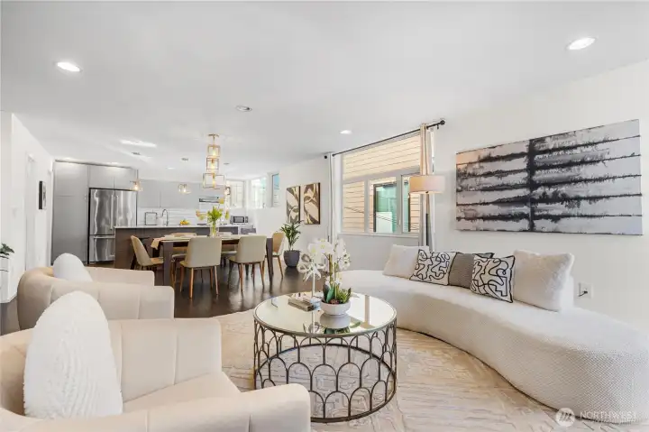 Open space on main floor