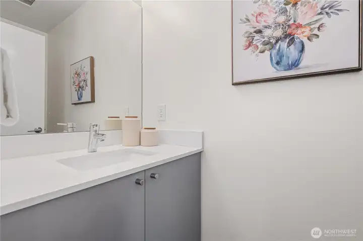 Half bath on main floor