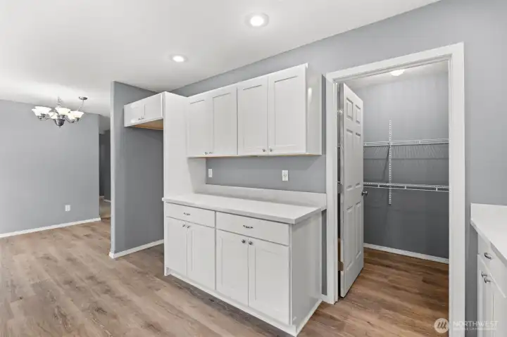 Entry to LARGE walk in pantry