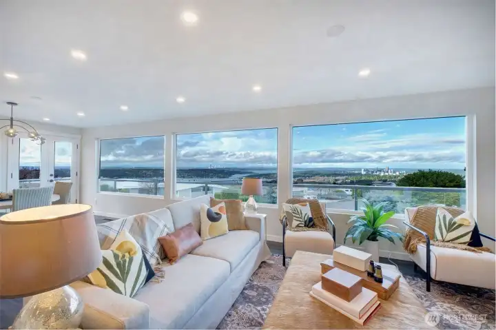 BIG NW exposure windows finished with LVP flooring