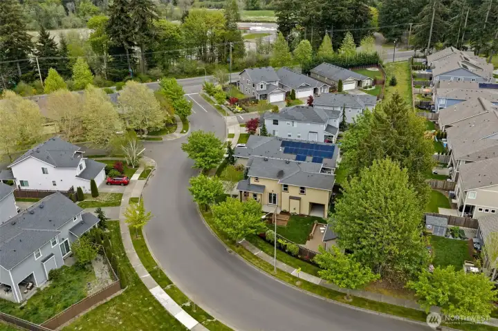 More aerial perspectives showcasing the property