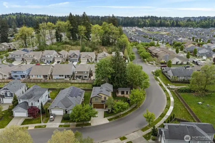 Aerial views capturing the full scope of the property and its surroundings