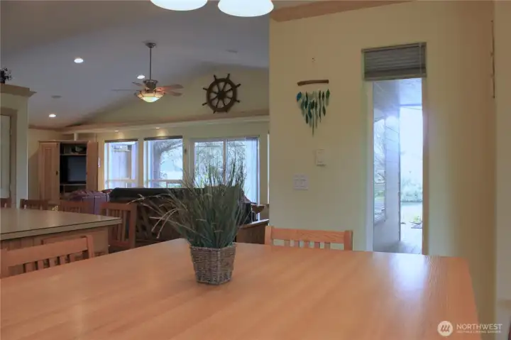 Waterfront Home with Beautiful Views, Propane Fireplaces and Two Kitchens.