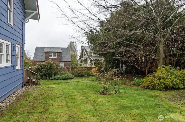 From huge backyard facing West.