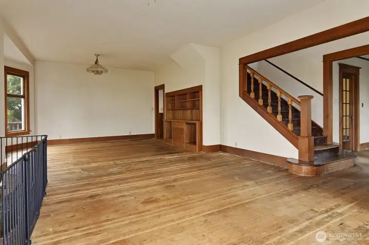 Enormous living room.